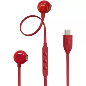   JBL T 305 C RED vezetékes USB C mikrofonos piros fülhallgató