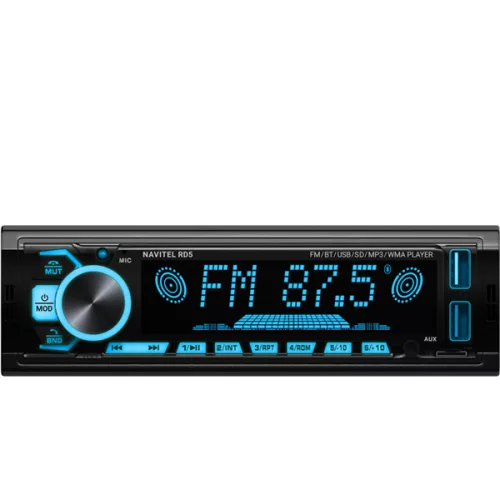 Navitel RD5 1DIN Bluetooth/USB/MicroSD/AUX autóhifi fejegység