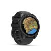 Garmin 010-02904-00 fenix 8 AMOLED (47mm) szilikon pántos fekete okosóra