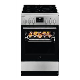   Electrolux LKR540267X inox, szabadonálló, kerámialapos, elektromos, főzőzóna: 4, sütő:57L, grill, tűzhely