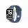 Apple Watch S10 GPS (42mm) ezüst alumínium tok, denim sportszíj (S/M) okosóra