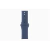 Apple Watch S10 GPS (42mm) ezüst alumínium tok, denim sportszíj (S/M) okosóra