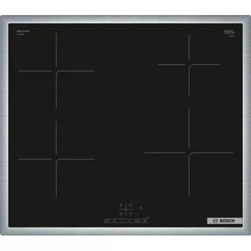 Bosch PUE64KBB5E fekete, beépíthető, indukciós, főzőzóna: 4, beépíthető méret: 56cm, főzőlap