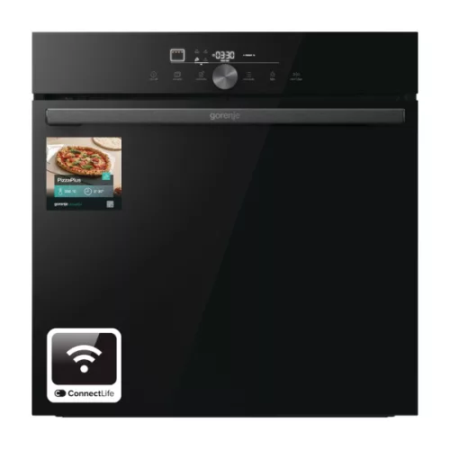 Gorenje GO66E PIZZA350C fekete, beépíthető, sütőtér: 77L, sütő
