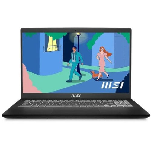 MSI Modern 15 B13M-1030 15,6"FHD/Intel Core i3-1315U/8GB/512GB/Int.VGA/fekete laptop