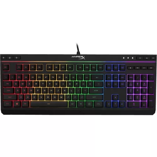 HP RENEW HyperX Alloy Core RGB US fekete gamer billentyűzet