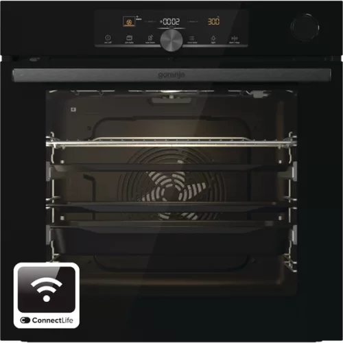 Gorenje BPSA6747A08BGWI fekete, beépíthető, sütőtér: 77L, grill, légkeverés, sütő