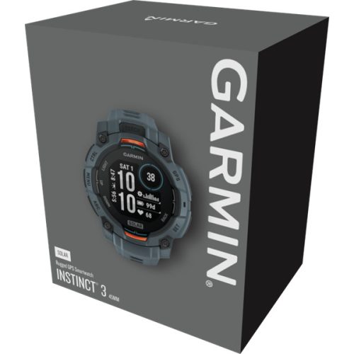 Garmin Instinct 3 45mm Solar szürke okosóra