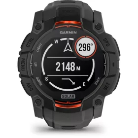   Garmin Instinct 3 50mm Solar fekete sötétszürke szíjjal okosóra