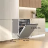 Gorenje GV642C65 programok száma: 6, beépíthető, 14 terítékes mosogatógép 