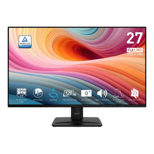 MSI 27" Business PRO MP271A E2 FHD IPS 120Hz DP/HDMI/VGA fekete monitor