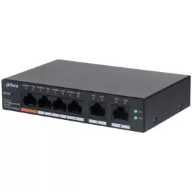   Dahua CS4006-4ET-60 4x10/100 Mbps PoE + 2x10/100 Mbps uplink/60W/Cloud Managed PoE Switch
