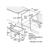 Bosch HBG578EB3 fekete, beépíthető, sütőtér: 71L, grill, légkeverés, sütő