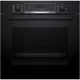 Bosch HQA574BB3 fekete, beépíthető, sütőtér: 71L, grill, légkeverés, sütő