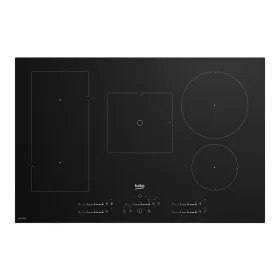   Beko HII85770UFT fekete, beépíthető, indukciós, főzőzóna: 5, beépíthető méret: 75cm, főzőlap