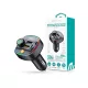Devia ST112513 Smart Series autós gyorstöltő 30W PD+QC 2xUSB/AUX/MP3 fekete Bluetooth FM-transmitter