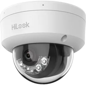  HiLook IPC-D140HA-LU(2.8mm) /Kültéri/4MP/2,8mm/IR/Láthatófény 30m/IK08/MD 2.0/Smart Hybrid Light PoE IP dóm kamera