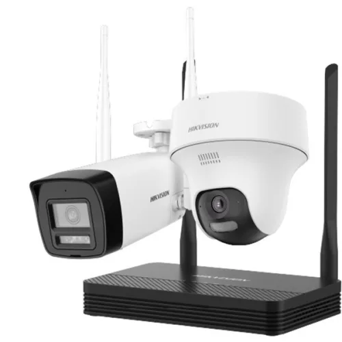 HiLook DS-J142I(STD)/IKS-2044BTH-PH/W /1x4MP csőkamera+1x4MP turret kamera+1xNVS/ EasyLink IP Wifi Szett