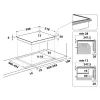 Whirlpool WL B5860 AL fekete, beépíthető, indukciós, főzőzóna: 4, beépíthető méret: 56cm, főzőlap