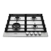 Whirlpool GMWL 628/IXL EE inox, beépíthető, gáz, főzőzóna: 3 +1 wok égőfej, beépíthető méret: 56cm, főzőlap