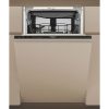 Whirlpool WH6IC11BS7LSA0 programok száma: 9, keskeny beépíthető, 11 terítékes mosogatógép 
