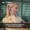 Sony WFC710 True Wireless Bluetooth zajszűrős üvegkék fülhallgató