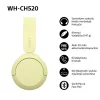 Sony WH-CH520 Bluetooth sárga fejhallgató
