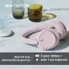Sony WHCH720NP Bluetooth zajszűrős rózsaszín fejhallgató