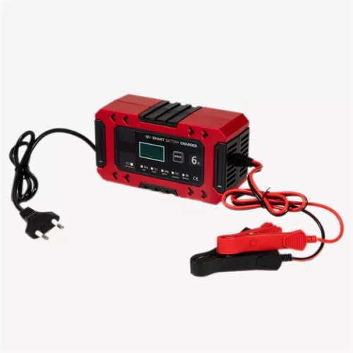 IRIS TOOLS ITBC-300 Intelligens automata akkumulátor töltő, 12V 6A, töltés 0V-tól!, AGM, GEL, Wet Lead Acid, Lifepo4 bat