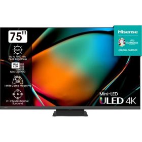   Hisense 75" 75U8KQ 4K UHD Smart ULED TV (Újracsomagolt)