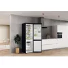 Whirlpool W7X 93A K fekete, alulfagyasztós, Hűtő:263L, Fagyasztó:104L, No frost hűtőszekrény (Újszerű)