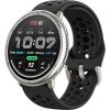 Amazfit Active 2 fekete szilikon szíjas okosóra