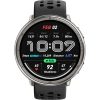 Amazfit Active 2 fekete szilikon szíjas okosóra