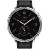 Amazfit Active 2 NFC fekete bőr szíjas okosóra