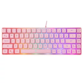 White Shark GK-2201P-US Ronin US pink gamer billentyűzet