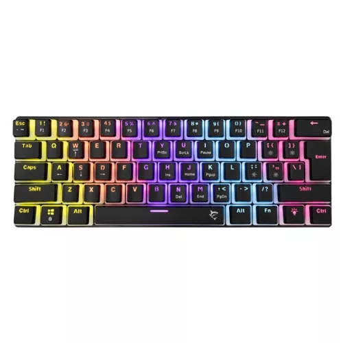 White Shark GK-2202-2B/R-US Ashiko 2 US fekete (red switch) gamer billentyűzet
