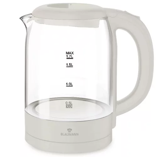 Blaumann BL-9007 1,7L-es krém üveg vízforraló