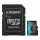 Kingston 512GB SD micro (MicroSDXC V30 U3) SDCG4/512GB memória kártya adapterrel
