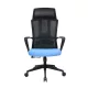 IRISOffice Astra kék/fekete ergonómikus, szövet-hálós irodai forgószék fej és háttámasszal