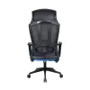 IRISOffice Astra kék/fekete ergonómikus, szövet-hálós irodai forgószék fej és háttámasszal