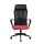 IRISOffice Astra narancs/fekete ergonómikus, szövet-hálós irodai forgószék fej és háttámasszal