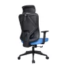 IRISOffice Eclipse kék/fekete ergonómikus, szövet-hálós irodai forgószék fej és háttámasszal