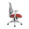 IRISOffice Avalon narancs/szürke ergonómikus, szövet-hálós irodai forgószék háttámasszal