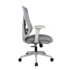 IRISOffice Avalon szürke/fekete ergonómikus, szövet-hálós irodai forgószék háttámasszal