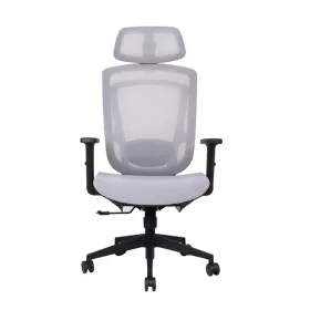   IRISOffice Nimbus szürke ergonómikus, szövet-hálós irodai forgószék fej és háttámasszal