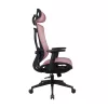 IRISOffice Nimbus piros ergonómikus, szövet-hálós irodai forgószék fej és háttámasszal