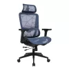 IRISOffice Helix kék ergonómikus, szövet-hálós irodai forgószék fej és háttámasszal