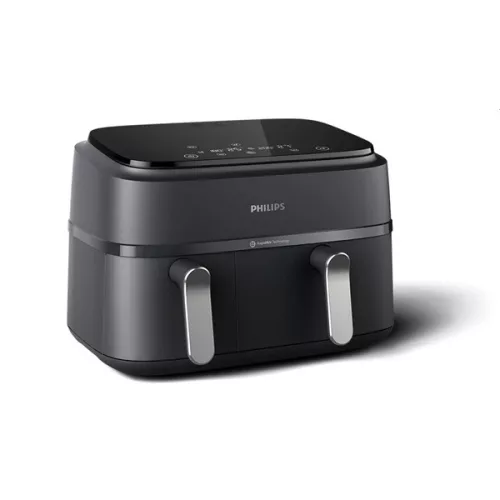 Philips DualBasket NA351/00 fekete 9 L forrólevegős sütő