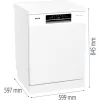 Gorenje GS643E90W fehér, programok száma: 6, szabadonálló, 16 terítékes mosogatógép 