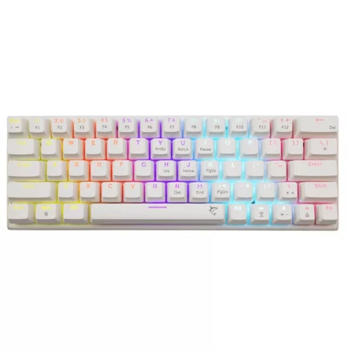 White Shark WAKIZASHI 2 GK-002221V2-W/BL-US US fehér mechanikus (blue switch) gamer billentyűzet